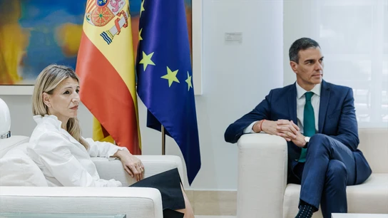 Imagen de archivo de Pedro Sánchez y Yolanda Díaz Imagen de archivo de Pedro Sánchez y Yolanda Díaz
