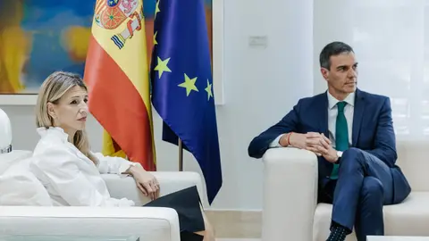 Imagen de archivo de Pedro Sánchez y Yolanda Díaz Imagen de archivo de Pedro Sánchez y Yolanda Díaz