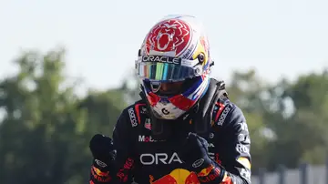 Max Verstappen tras su pole en Monza Max Verstappen tras su pole en Monza