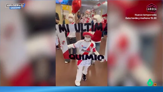 Así celebra el pequeño Valentín que se acabó la quimio: "¡Viva River!" Así celebra el pequeño Valentín que se acabó la quimio: "¡Viva River!"