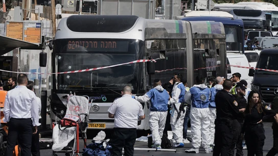La estación de autobuses de Jerusalén en la que ha tenido lugar el ataque terrorista que deja seis muertos La estación de autobuses de Jerusalén en la que ha tenido lugar el ataque terrorista que deja seis muertos