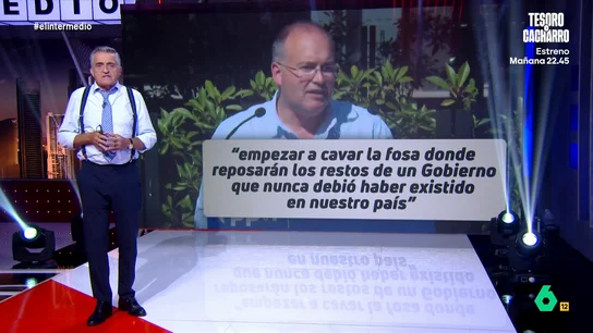 El mensaje de Wyoming a los profesores para que los niños "no sean como Tellado": "Que no repitan curso ni régimen" Wyoming analiza en este vídeo las polémicas declaraciones de Miguel Tellado, donde animaba a los españoles a "cavar la fosa donde reposarán los restos de un Gobierno". Unas palabras que ve como un "guiño" a la extrema derecha.