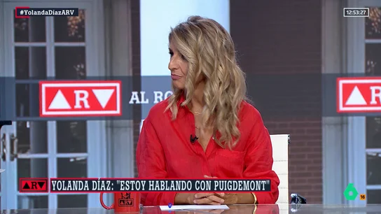 Yolanda Díaz no renuncia a la votación para reducir la jornada: "Estoy hablando con Puigdemont" Yolanda Díaz no renuncia a la votación para reducir la jornada: "Estoy hablando con Puigdemont"