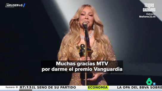 El discurso viral de Mariah Carey al ganar su primer MTV Video Music Award: "¿Qué cojones estaban esperando?" El discurso viral de Mariah Carey al ganar su primer MTV Video Music Award: "¿Qué cojones estaban esperando?"