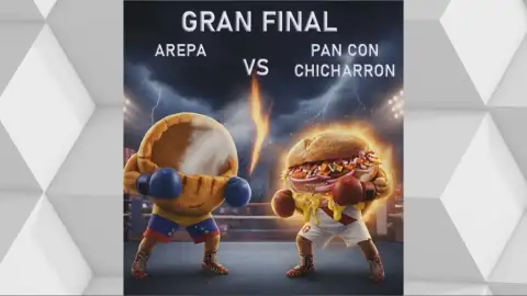 Crujiente contra cremoso: el chicharrón peruano y la arepa venezolana cara a cara en la gran final del mundial de desayunos de Ibai Crujiente contra cremoso: el chicharrón peruano y la arepa venezolana cara a cara en la gran final del mundial de desayunos de Ibai