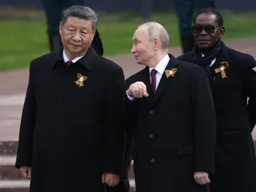 El presidente ruso, Vladimir Putin, con su homólogo chino, Xi Jinping El presidente ruso, Vladimir Putin, con su homólogo chino, Xi Jinping
