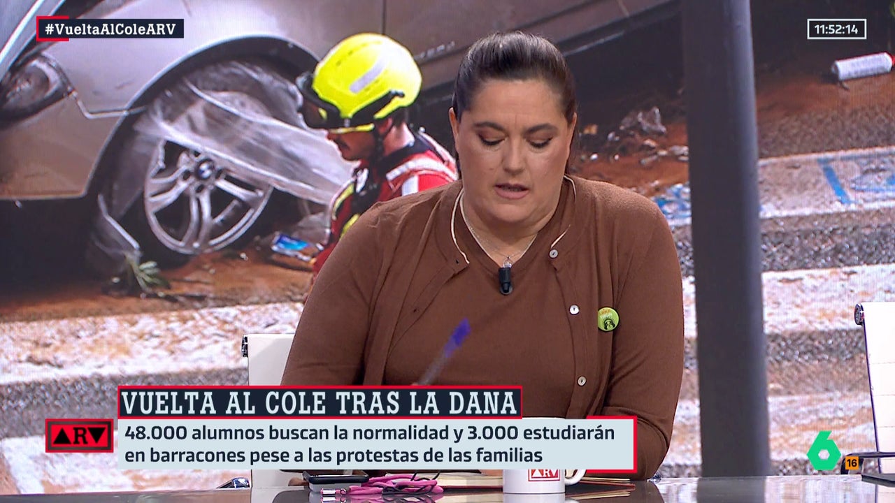 Loreto Ochando: "Cada vez que escucho a Mazón hablar de reconstrucción, me río por no llorar"