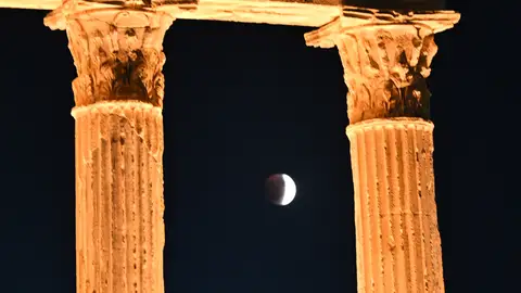 Eclipse lunar en Grecia Eclipse lunar en Grecia