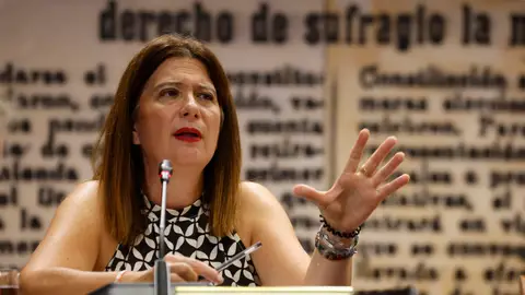 Leire Díez en una imagen de archivo Leire Díaz niega relación con Santos Cerdán pero confirma que investigó a periodistas