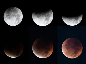 Eclipse lunar en Japón Eclipse lunar en Japón