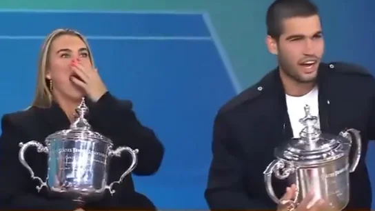 Sabalenka y Carlos Alcaraz Sabalenka y Carlos Alcaraz