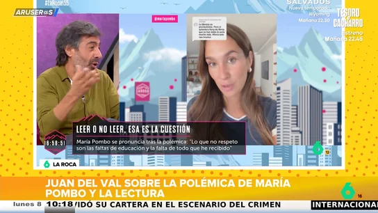 La tajante respuesta de Alfonso Arús tras la defensa de María Pombo a las personas que no leen La tajante respuesta de Alfonso Arús tras la defensa de María Pombo a las personas que no leen