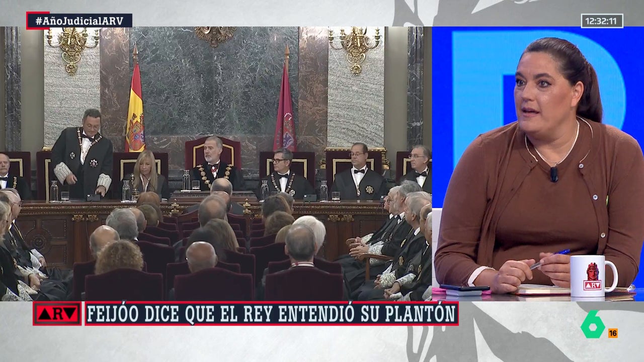 Loreto Ochando, tras afirmar Feijóo que el rey "entendía" su plantón al acto del Año Judicial: "Es indecente que el líder de la oposición meta en semejante jardín al rey"
