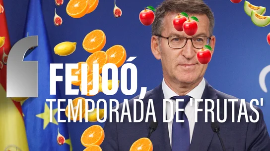 Arranca la 'temporada de frutas' de Feijóo: entre limones, lemas de Ayuso y ataques directos a Pedro Sánchez Arranca la 'temporada de frutas' de Feijóo: entre limones, lemas de Ayuso y ataques directos a Pedro Sánchez