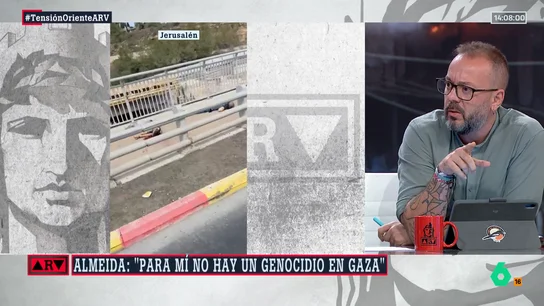 Antonio Maestre reacciona a las palabras de Almeida sobre Gaza: "Los lazos del PP con el sionismo le impiden tener autonomía para llamar genocidio a lo que ocurre" Antonio Maestre reacciona a las palabras de Almeida sobre Gaza: "Los lazos del PP con el sionismo le impiden tener autonomía para llamar genocidio a lo que ocurre"