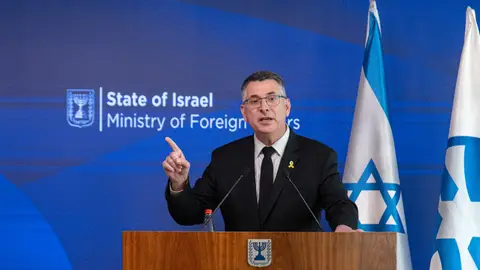 Imagen de archivo del ministro de Exteriores israelí, Gideon Saar Imagen de archivo del ministro de Exteriores israelí, Gideon Saar