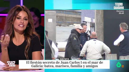 Mónica Cruz, sobre el fiestón del rey Juan Carlos en Sanxenxo: "Puede hacer que el de Lamine Yamal parezca un club de lectura" Zapeando analiza qué esperarse del fiestón secreto que el rey Juan Carlos estaría preparando en Sanxenxo y cuyo motivo real es, según Quique Peinado, "ponerse hasta el culo de mejillones porque se van a Nueva York".