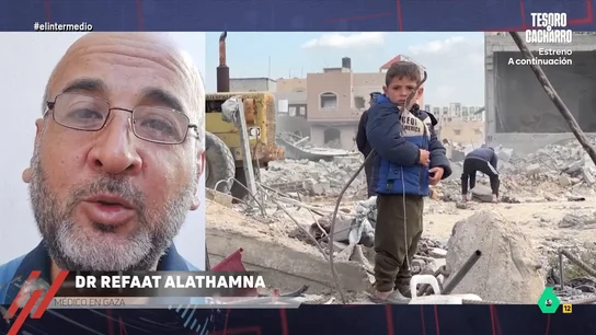 Refaat Alathamna, médico en Gaza: "Lo que hace Israel es que vayas de una zona de muerte a otra zona de muerte" Andrea Ropero consigue un valioso testimonio desde dentro de Gaza. El doctor Refaat Alathamna explica en este vídeo cómo viven los constantes bombardeos israelíes, el colapso de los sistemas sanitarios y habla de su dura experiencia personal.