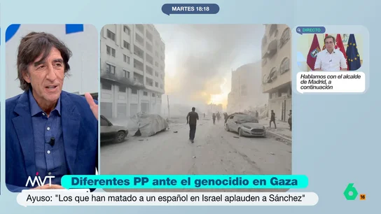 Benjamín Prado: "En el PP hay gente que no se ha enterado de que hubo un genocidio en España, como para ver lo de Israel" Benjamín Prado: "En el PP hay gente que no se ha enterado de que hubo un genocidio en España, como para ver lo de Israel"