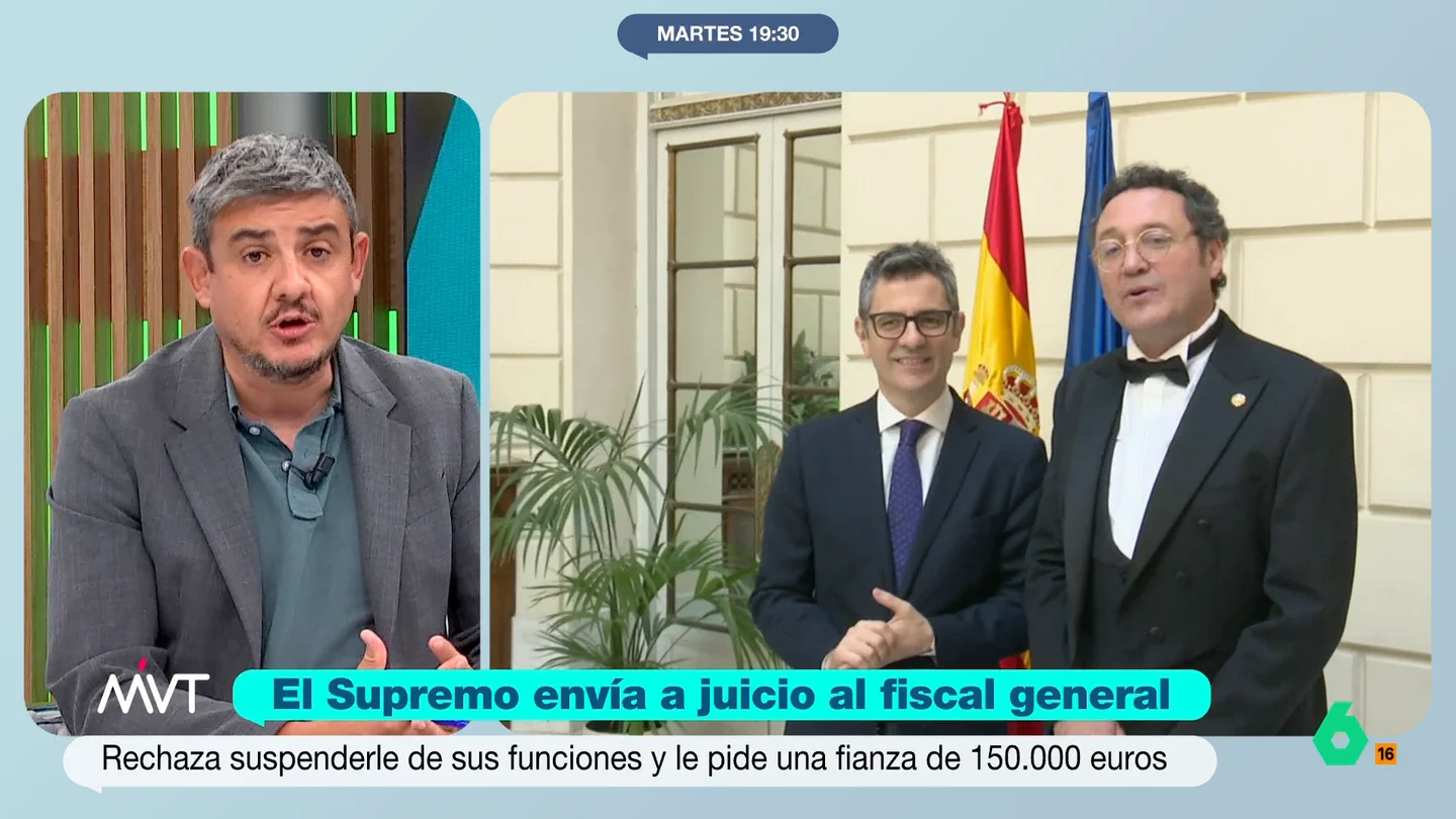 Pérez Medina, sobre el juicio a García Ortiz: "Lo vamos a tener dirigiendo la Fiscalía y sentado en el banquillo del Supremo" Pérez Medina, sobre el juicio a García Ortiz: "Lo vamos a tener dirigiendo la Fiscalía y sentado en el banquillo del Supremo"