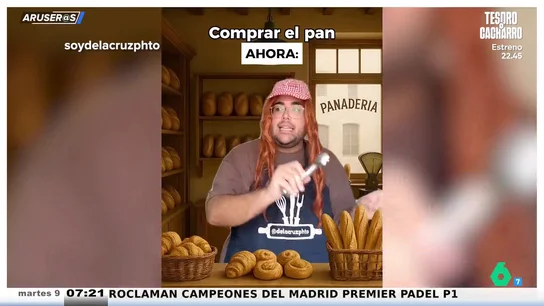 Un tiktoker parodia el caos de ir a una panaderia: "¿Barra de centeno, cúrcuma, chía, masa madre, huérfana?" Un tiktoker parodia el caos de ir a una panaderia: "¿Barra de centeno, cúrcuma, chía, masa madre, huérfana?"