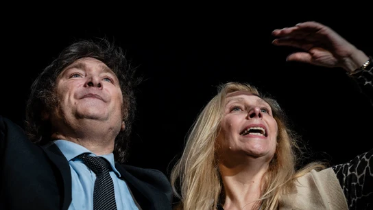 El presidente argentino, Javier Milei, con su hermana Karina, investigada por corrupción El presidente argentino, Javier Milei, con su hermana Karina, investigada por corrupción
