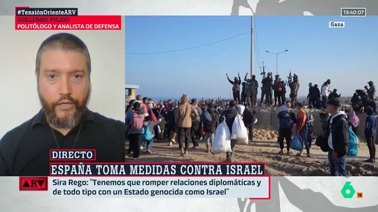Pulido, sobre el objetivo de Israel: "Buscan desplazar a la población de norte a sur para evitar que Hamás pueda reagruparse" Pulido, sobre el objetivo de Israel: "Buscan desplazar a la población de norte a sur para evitar que Hamás pueda reagruparse"