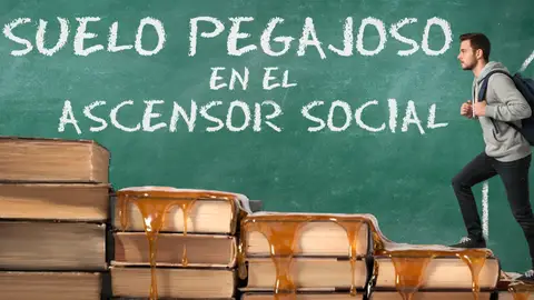 El 'suelo pegajoso' que frena el ascensor social de los jóvenes españoles: el nivel educativo de los padres pesa más que sus ganas El 'suelo pegajoso' que frena el ascensor social de los jóvenes españoles: el nivel educativo de los padres pesa más que sus ganas