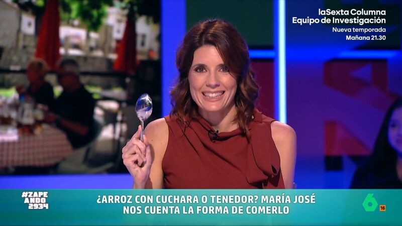 María José Gómez y Verdú desvela lo que "tienen que superar los valencianos" sobre la paella: "No se come con cuchara"