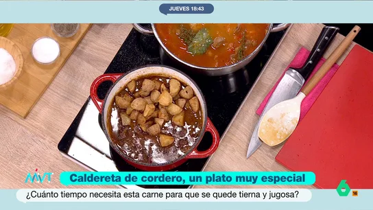Caldereta de cordero tradicional: la receta original manchega del chef Carlos Maldonado Aprende a cocinar paso a paso y en vídeo con el chef Carlos Maldonado, que llega a más vale tarde con esta receta de caldereta tradicional para que puedas disfrutarla desde casa.