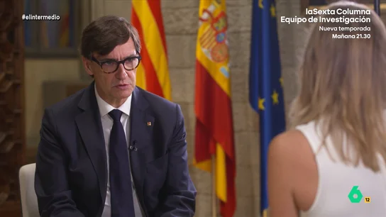 Illa habla sobre su reunión con Puigdemont en Suiza: "Constatamos que tenemos puntos de vista muy distintos de Cataluña" Andrea Ropero entrevista a Salvador Illa con motivo de la Diada. En este vídeo, el president de la Generalitat habla sobre su reunión con Carles Puigdemont y aprovecha para reclamar "que se aplique en plenitud la ley de amnistía".