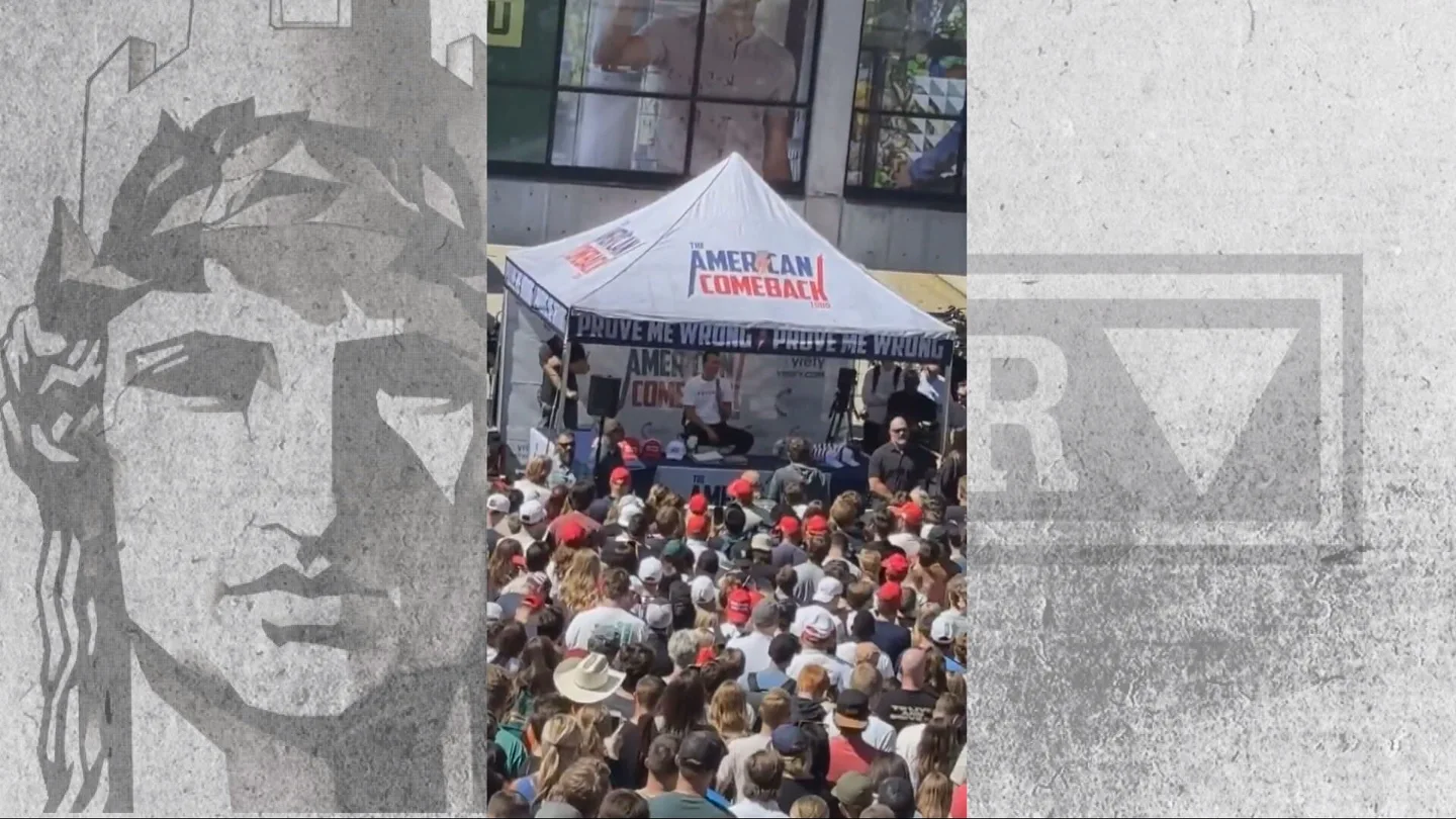 Momentos de caos y pánico: el momento en que asesinan de un disparo al activista 'trumpista' Charlie Kirk Momentos de caos y pánico: el momento en que asesinan de un disparo al activista 'trumpista' Charlie Kirk