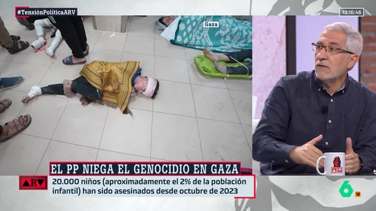 Llamazares, sobre el PP que niega el genocidio en Gaza: "He visto cortinas de humo en política, pero cortinas de sangre como estas no" Llamazares, sobre el PP que niega el genocidio en Gaza: "He visto cortinas de humo en política, pero cortinas de sangre como estas no"