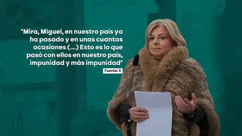 Consuelo Ordóñez calla a Tellado tras señalar la muerte de Charlie Kirk como un asesinato político: "En nuestro país ya ha pasado" Consuelo Ordóñez calla a Tellado tras señalar la muerte de Charlie Kirk como un asesinato político: "En nuestro país ya ha pasado"