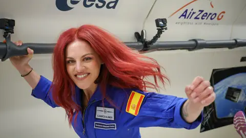 La astronauta española de la ESA Sara García La astronauta española de la ESA Sara García