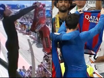 Marc M&aacute;rquez y Leo Messi 