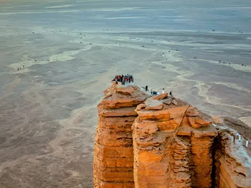 Borde del mundo en Arabia Saudí Borde del mundo en Arabia Saudí
