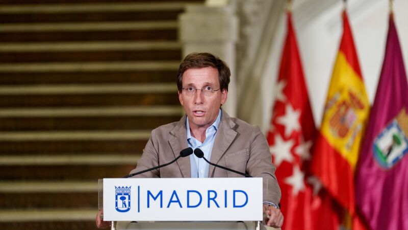 El alcalde de Madrid, José Luis Martínez-Almeida.