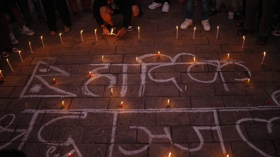 Homenaje a los fallecidos en las protestas de Nepal Homenaje a los fallecidos en las protestas de Nepal