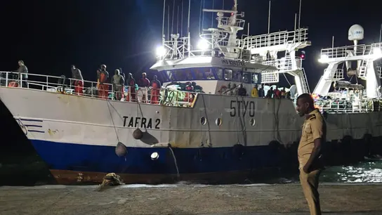 Detenidos los dos capitanes de los barcos que colisionaron en Mauritania Detenidos los dos capitanes de los barcos que colisionaron en Mauritania