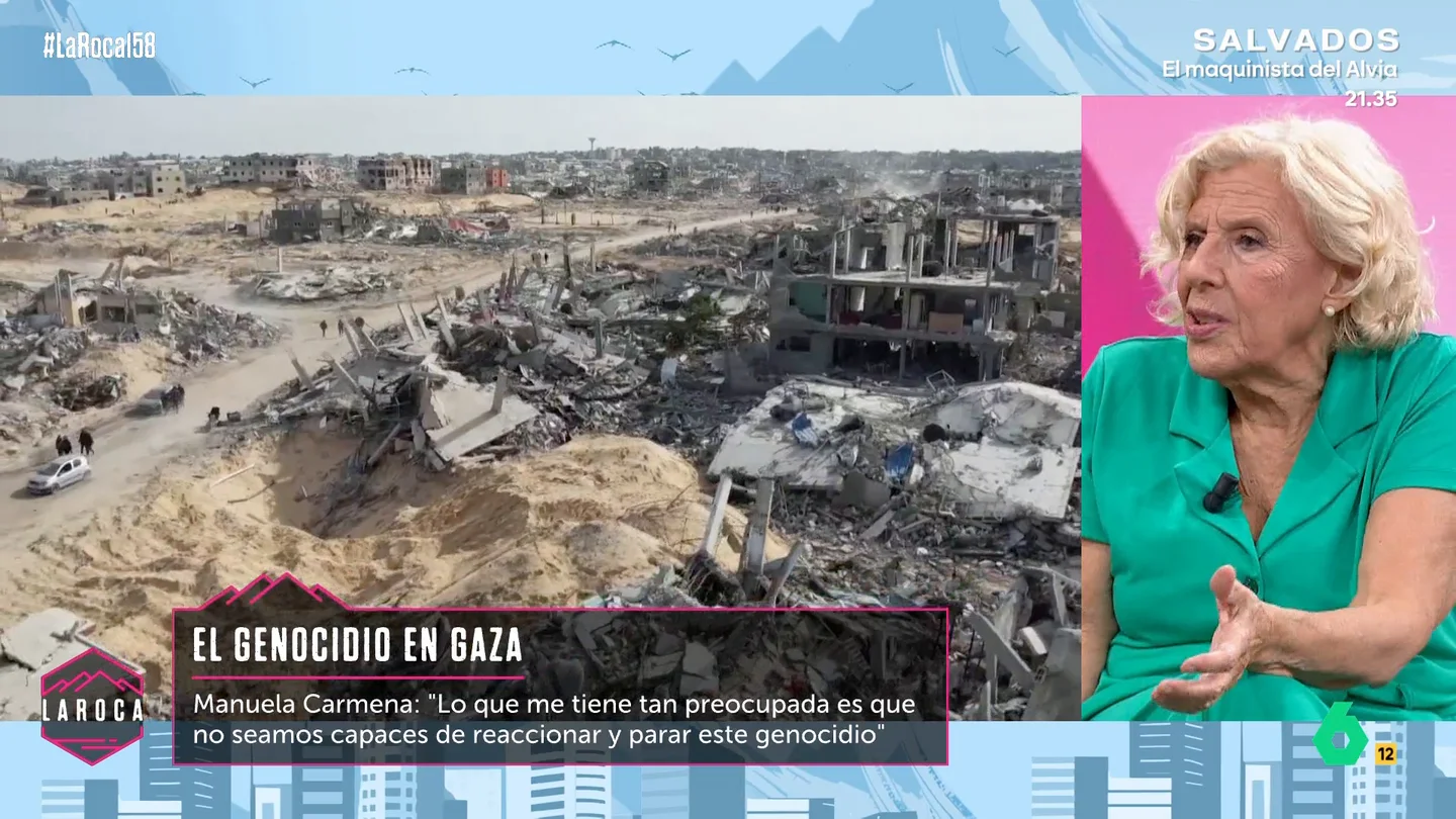 Manuela Carmena, sobre el genocidio en Gaza: "Estamos entrando en una época donde predomina el malismo" Manuela Carmena, sobre el genocidio en Gaza: "Estamos entrando en una época donde predomina el malismo"