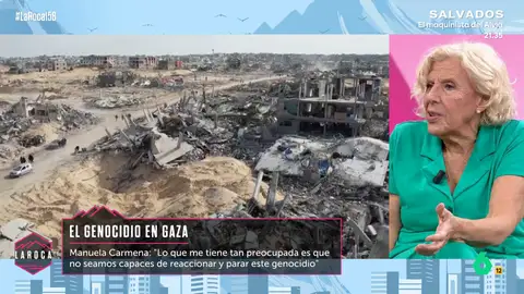 Manuela Carmena, sobre el genocidio en Gaza: "Estamos entrando en una época donde predomina el malismo" Manuela Carmena, sobre el genocidio en Gaza: "Estamos entrando en una época donde predomina el malismo"