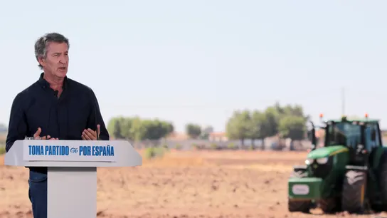 Alberto Núñez Feijóo en un acto por el sector primario Alberto Núñez Feijóo en un acto por el sector primario