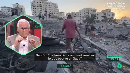 Baltasar Garzón responde a las palabras de dirigentes del PP sobre la guerra en Gaza: "Banalizar la violencia es muy grave" Baltasar Garzón responde a las palabras de dirigentes del PP sobre la guerra en Gaza: "Banalizar la violencia es muy grave"