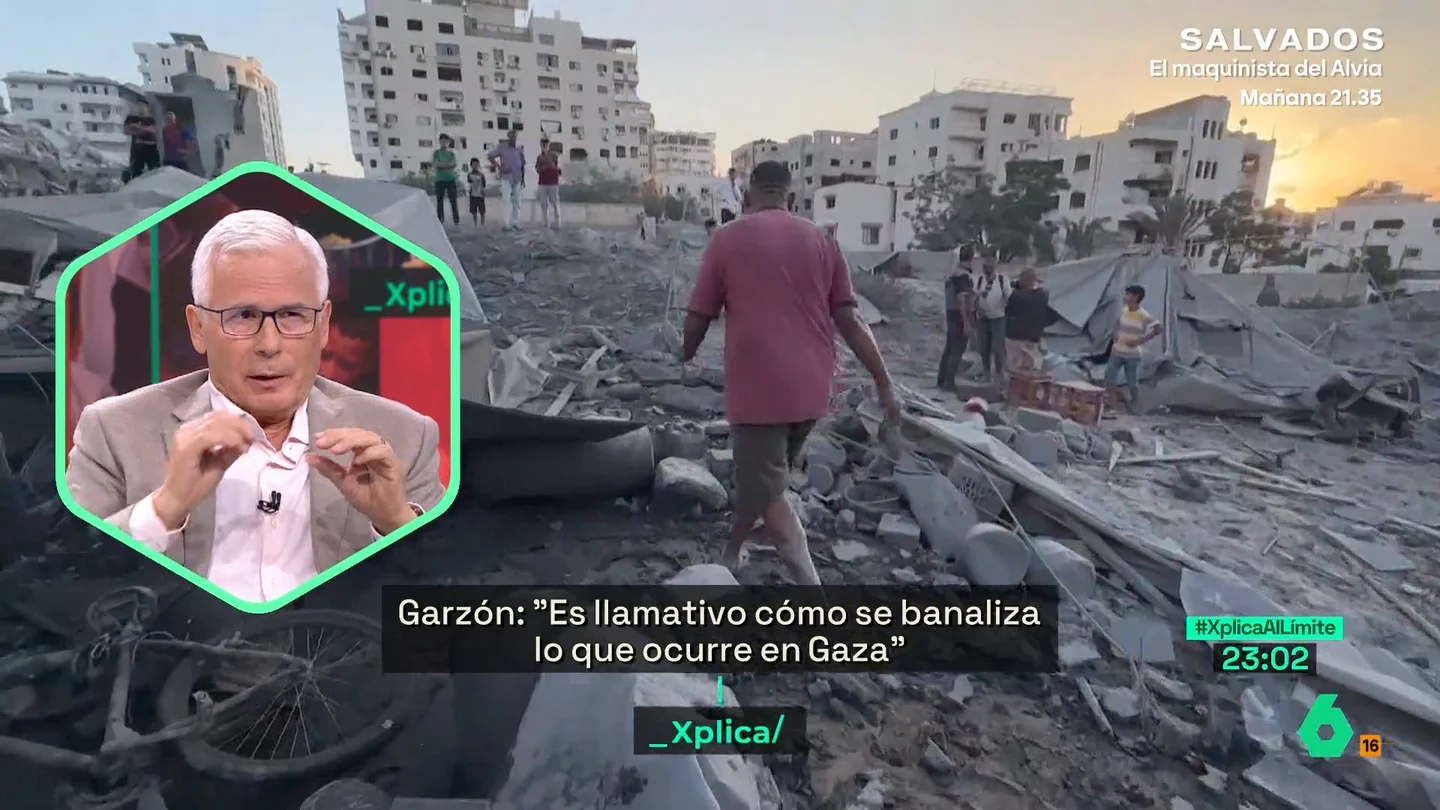 Baltasar Garzón responde a las palabras de dirigentes del PP sobre la guerra en Gaza: "Banalizar la violencia es muy grave" Baltasar Garzón responde a las palabras de dirigentes del PP sobre la guerra en Gaza: "Banalizar la violencia es muy grave"