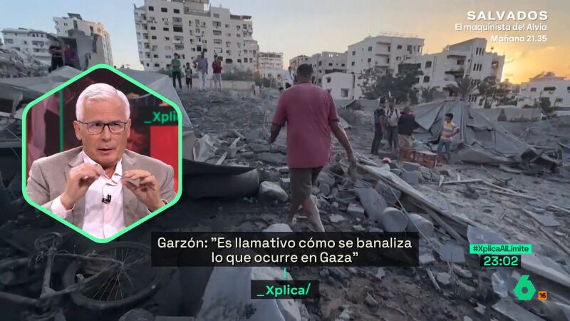 Baltasar Garzón responde a las palabras de dirigentes del PP sobre la guerra en Gaza: "Banalizar la violencia es muy grave"