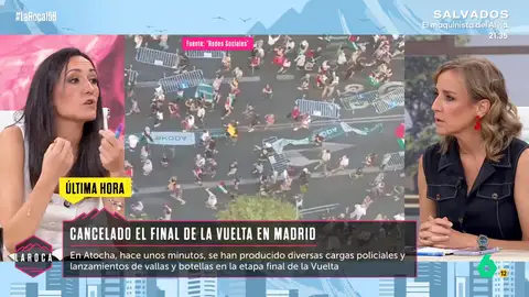 Choque por La Vuelta: Ana Martín habla de "extrema izquierda" y Tania Sánchez le pide "no decir cosas que no sabe" Choque por La Vuelta: Ana Martín habla de "extrema izquierda" y Tania Sánchez le pide "no decir cosas que no sabe"