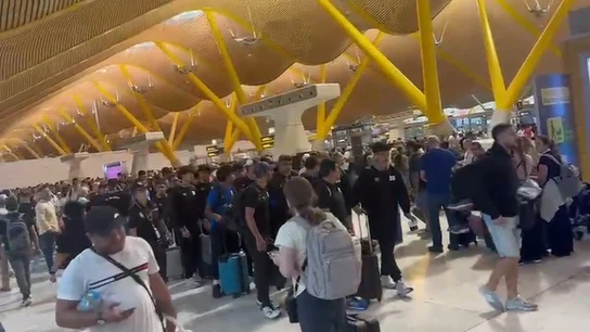Caos en Barajas Caos en Barajas