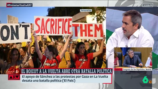 Carlos E. Cué, tajante: "La idea de que manifestarse contra la masacre en Gaza es ser antijudío, es ridícula" Carlos E. Cué, tajante: "La idea de que manifestarse contra la masacre en Gaza es ser antijudío, es ridícula"