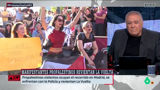 Ferreras reacciona a las protestas en La Vuelta